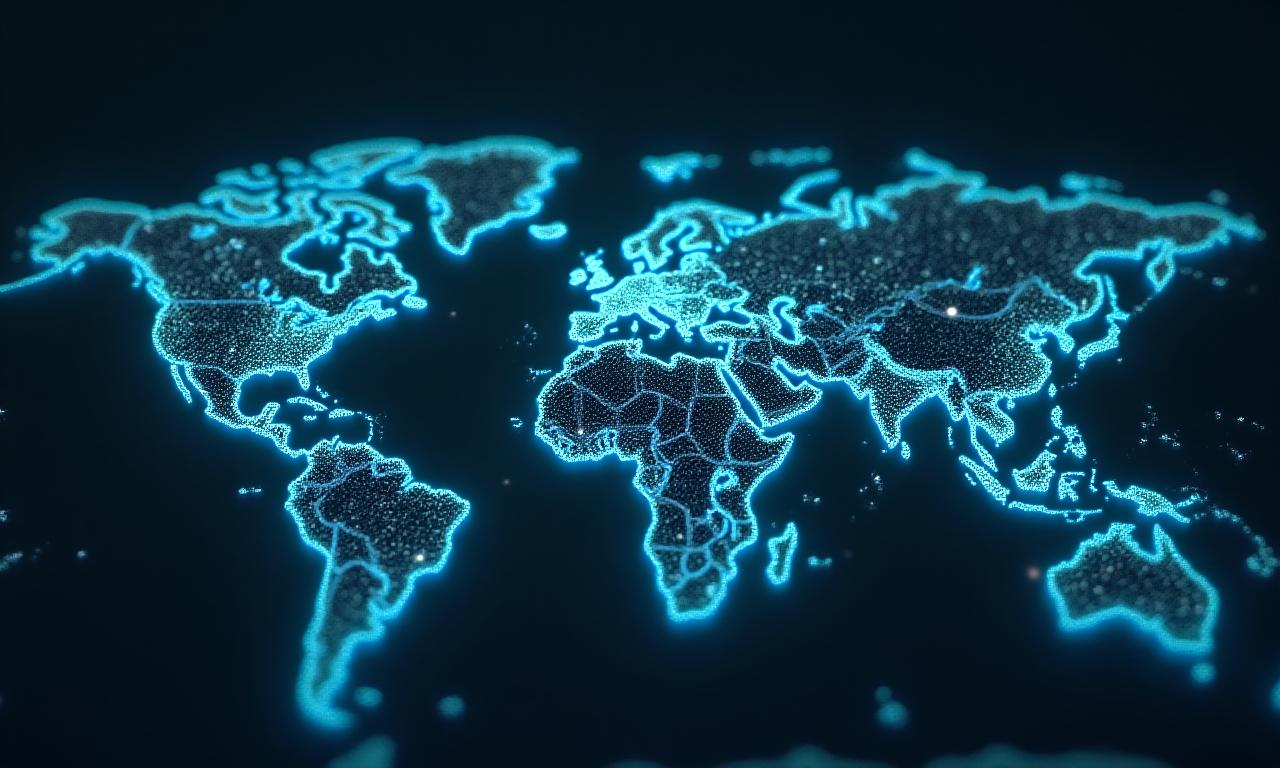 Global digital trade network