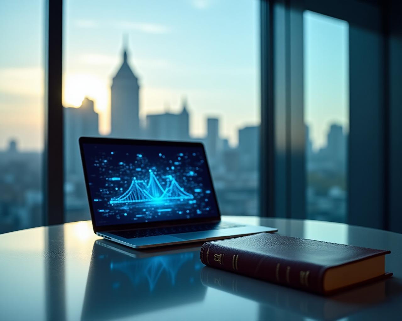 Professional aesthetic of legal compliance and digital architecture